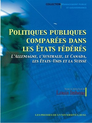 cover image of Politiques publiques comparées dans les Etats fédéraux